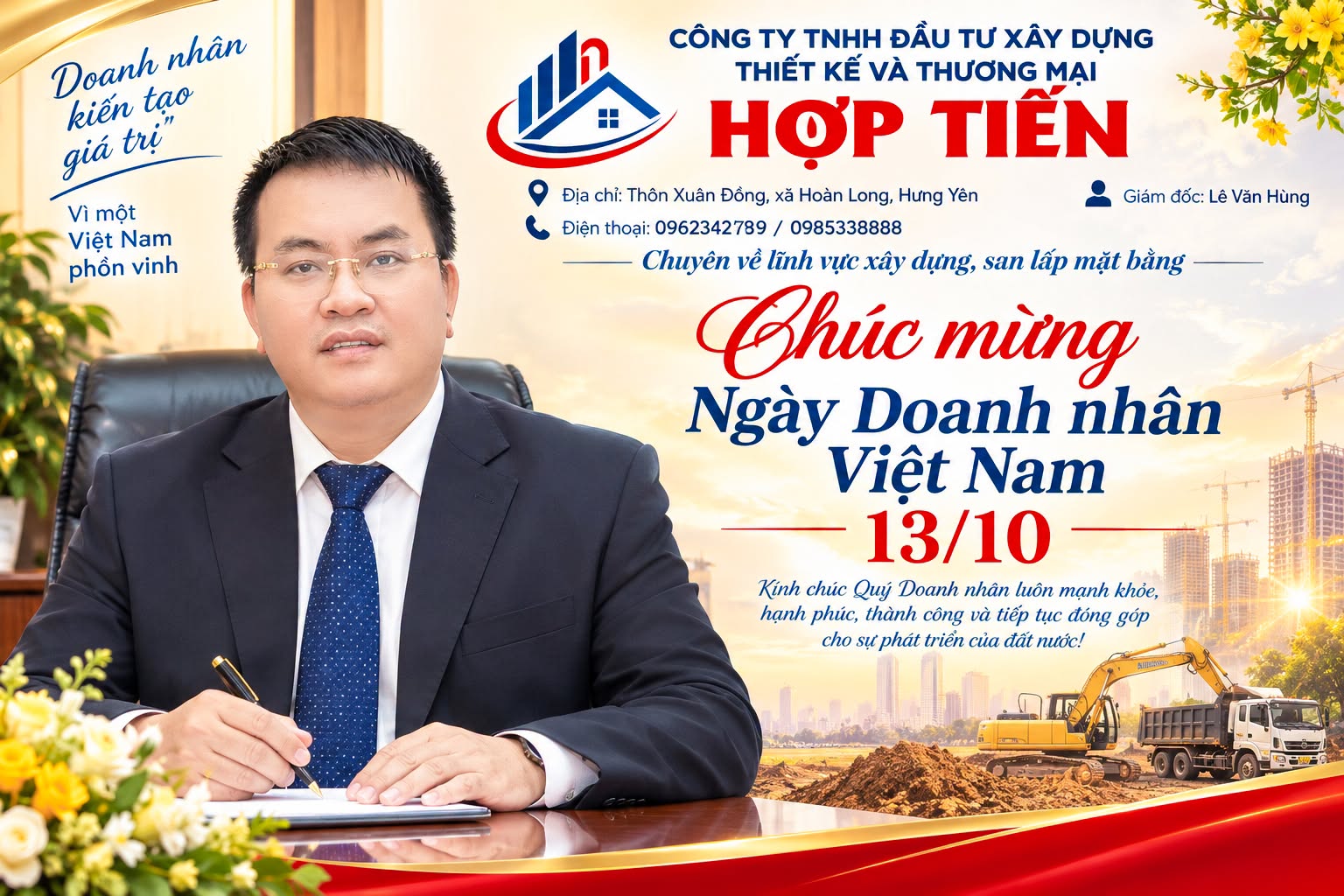  CHÚC MỪNG NGÀY DOANH NHÂN VIỆT NAM 13/10